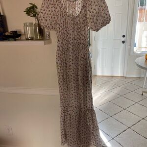 Christy Dawn Brynne Dress in Cream Garden